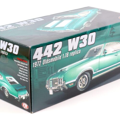 1:18 ACME 1972 Oldsmobile 442 W30 Coupe radiant green/ white
