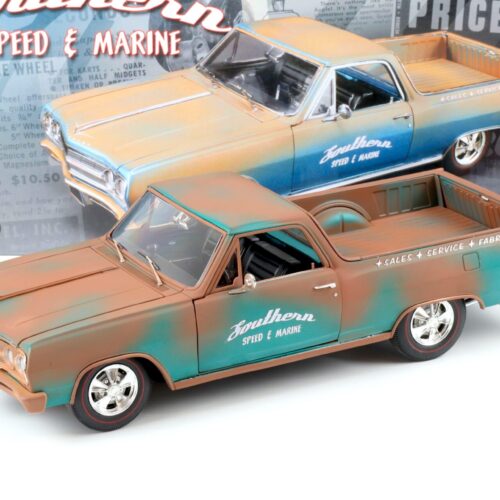 1:18 ACME 1965 Chevrolet El Camino Southern Speed & Marine blue/ brown