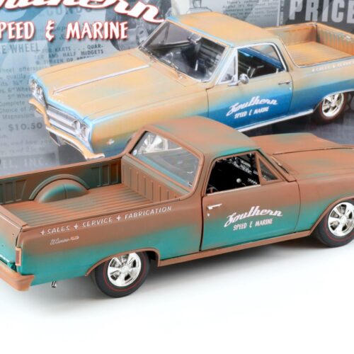1:18 ACME 1965 Chevrolet El Camino Southern Speed & Marine blue/ brown