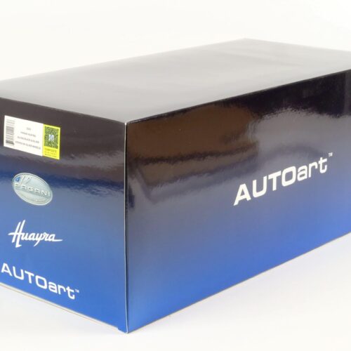 1:12 AUTOart Pagani Huayra gloss black & silver stripes 12233