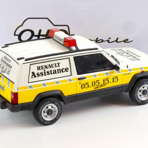 1:18 OTTO mobile OT939 Jeep Cherokee Renault Assistance white/ yellow 1989 - Image 3