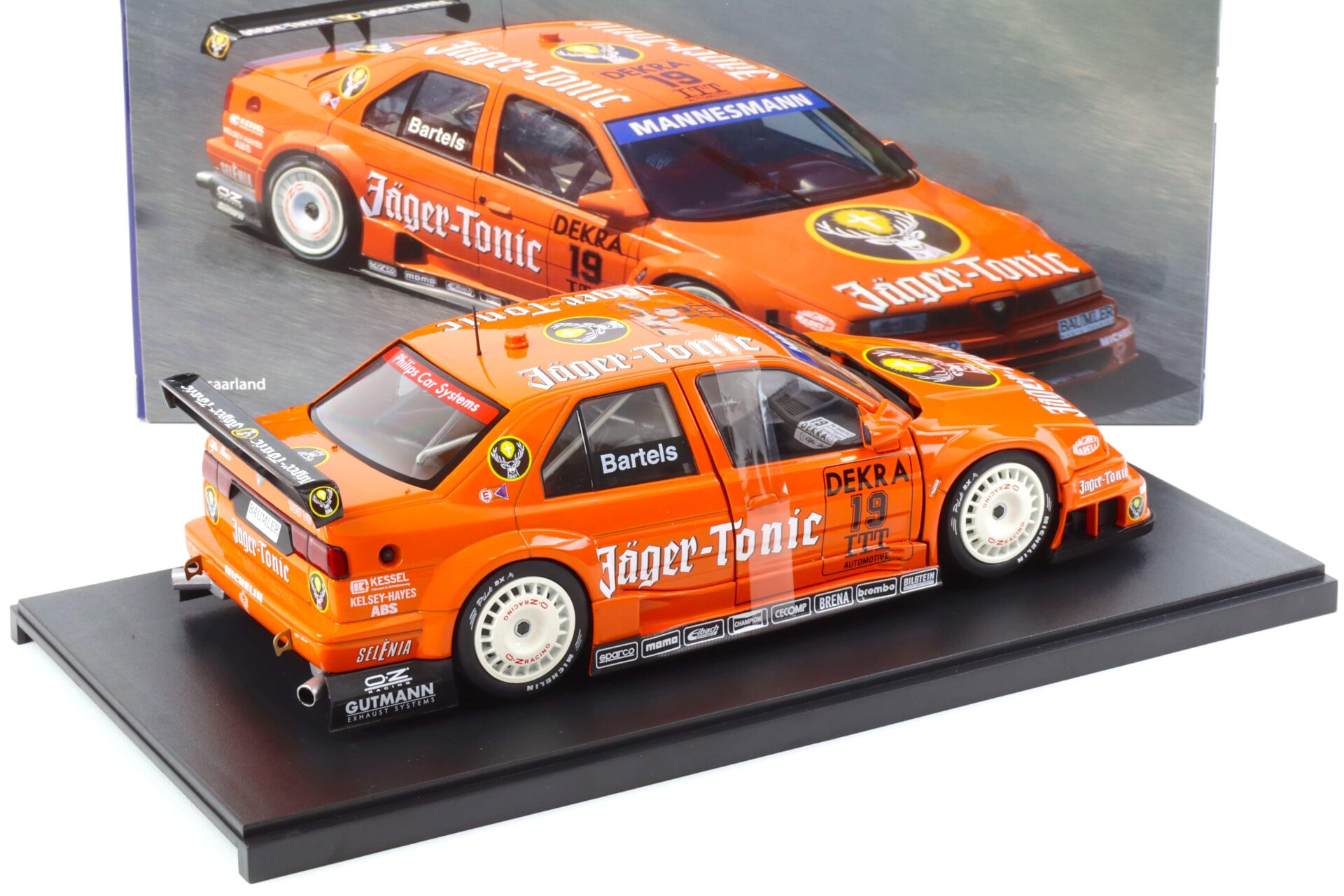 1:18 WERK83 Alfa Romeo 155 V6 TI #19 DTM/ITC 1995 Helsinki Bartels Jäger-Tonic