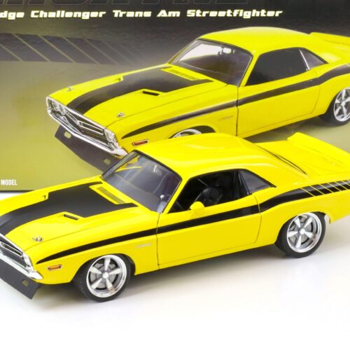 1:18 ACME 1971 Dodge Challenger Trans Am Streetfighter CHICAYNE yellow