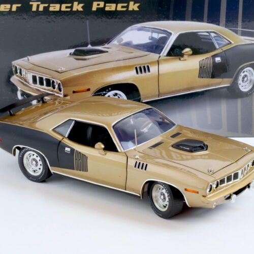 1:18 ACME 1971 Plymouth Hemi Cuda Super Track Pack brown-gold metallic