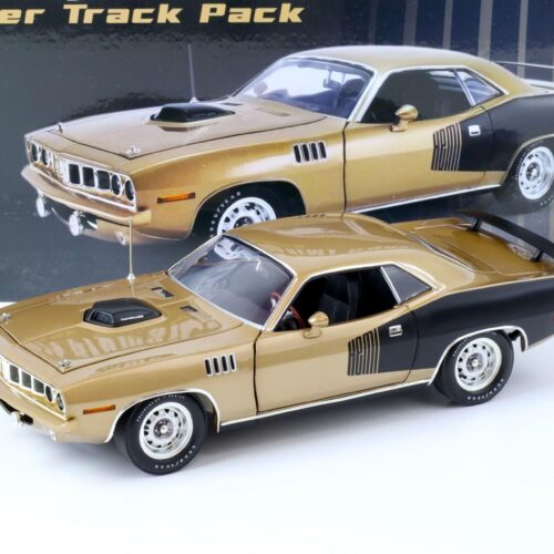 1:18 ACME 1971 Plymouth Hemi Cuda Super Track Pack brown-gold metallic