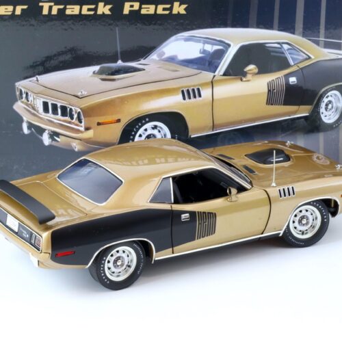 1:18 ACME 1971 Plymouth Hemi Cuda Super Track Pack brown-gold metallic