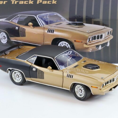 1:18 ACME 1971 Plymouth Hemi Cuda Super Track Pack brown-gold metallic/ black roof