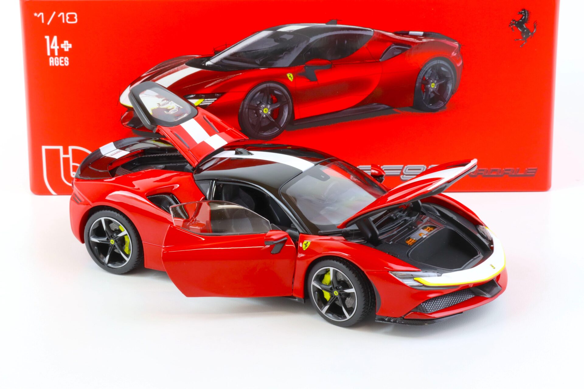 1:18 Bburago Signature Ferrari SF90 Stradale Assetto Fiorano 2020 red