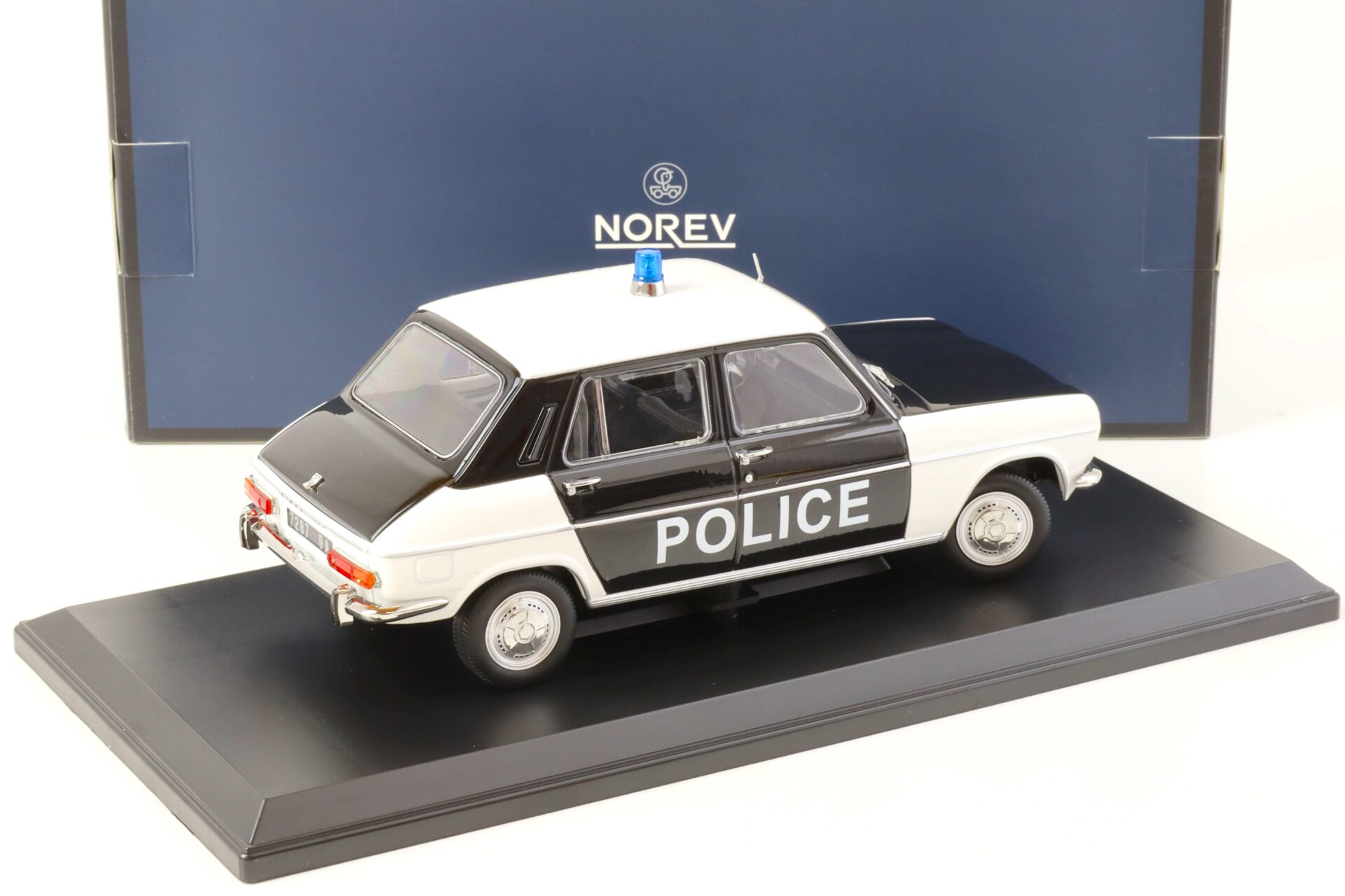 1:18 Norev Simca 1100 Police 1968 black/ white 185753 - Limited 300 pcs.