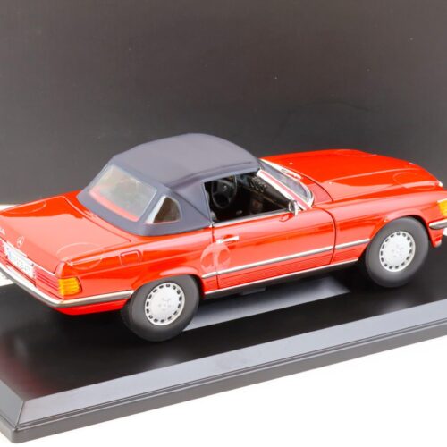 1:18 Norev Mercedes 300 SL R107 Cabriolet 1986 red