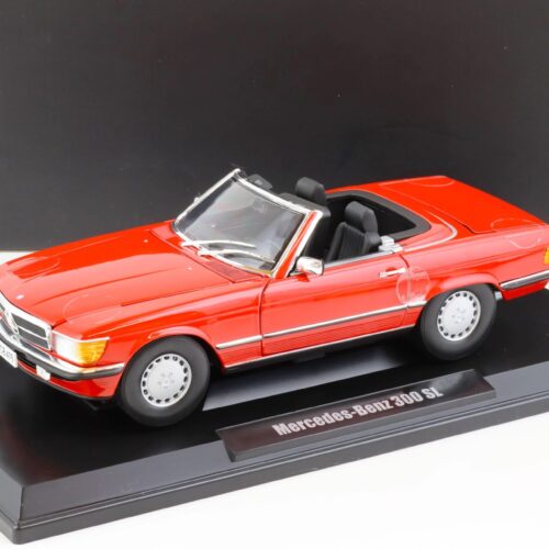 1:18 Norev Mercedes 300 SL R107 Cabriolet 1986 red