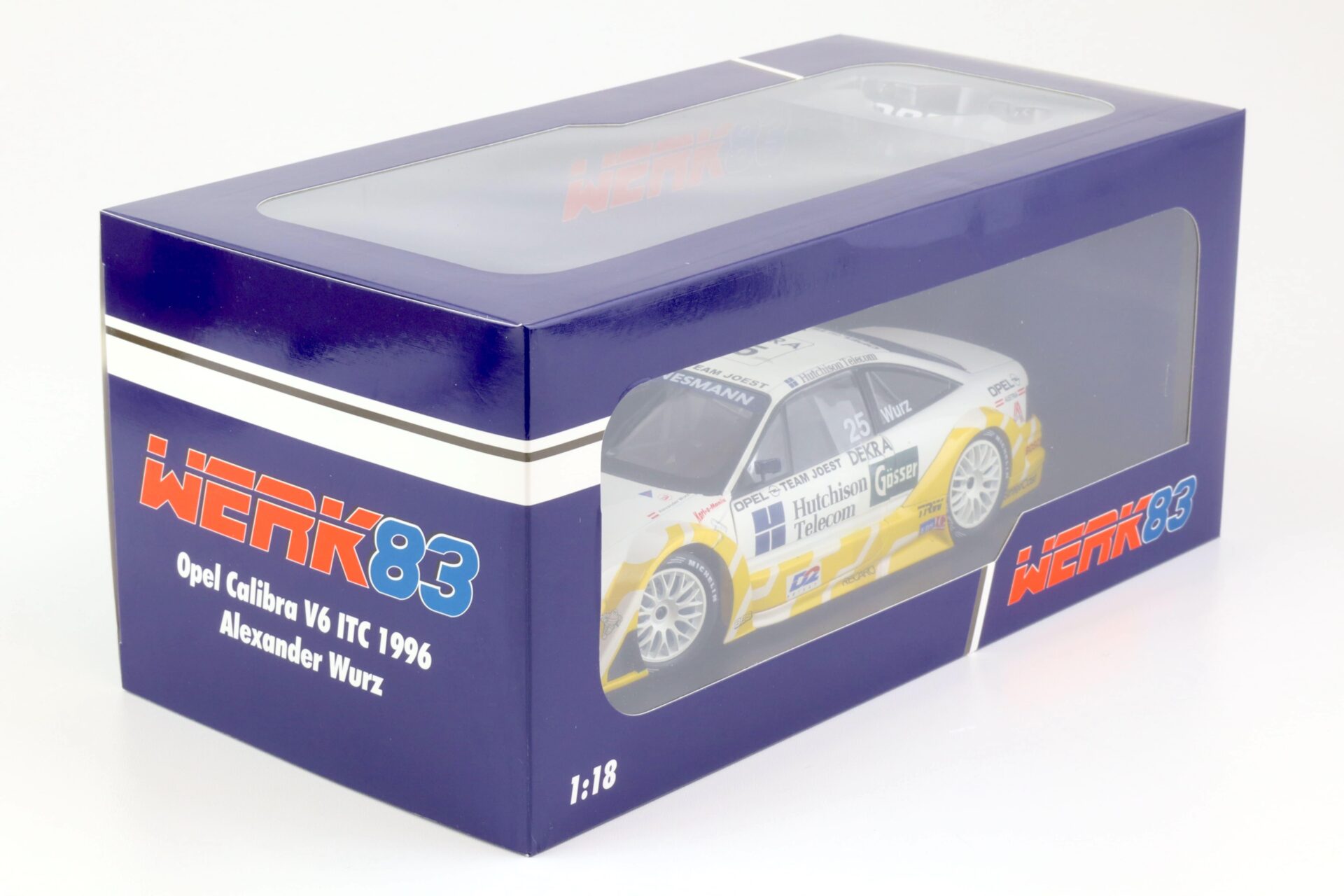 1:18 WERK83 Opel Calibra V6 4x4 Joest Racing DTM/ ITC 1996 Alexander Wurz #25
