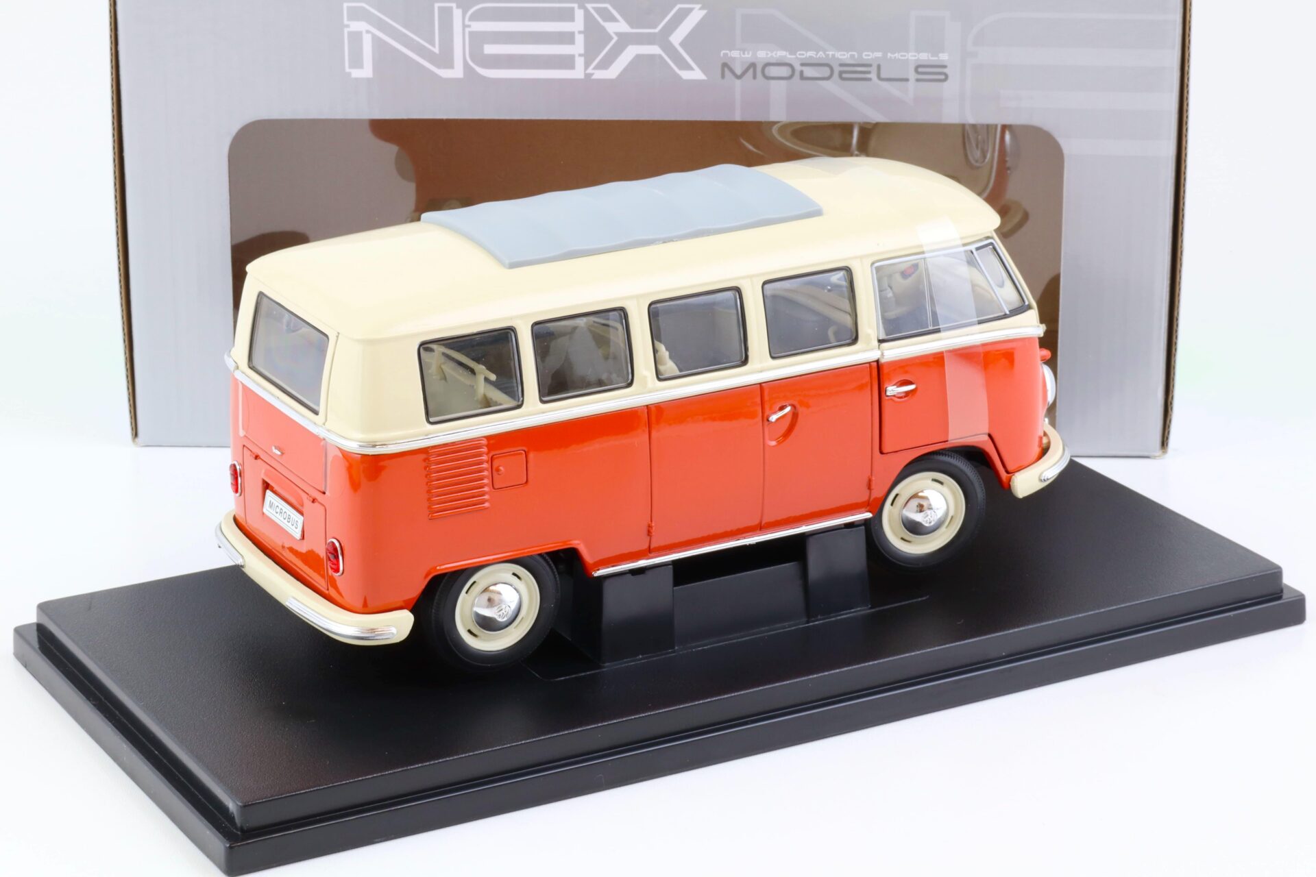 1:18 Welly NEX 1963 Volkswagen VW T1 Bus red/ beige