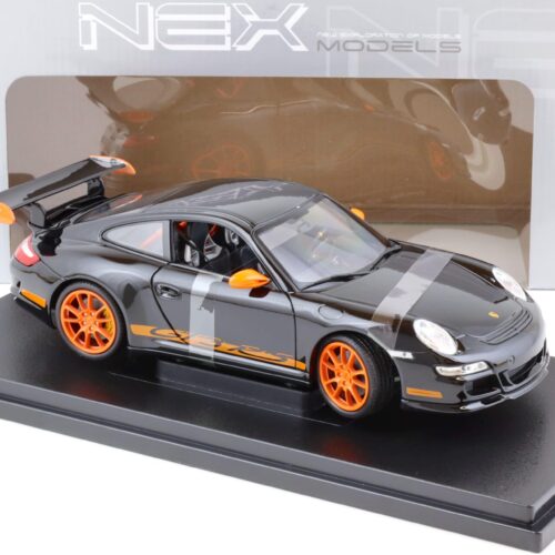 1:18 Welly Porsche 911 (997) GT3 RS black/ orange
