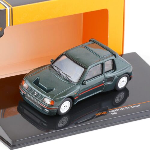 1:43 IXO Peugeot 205 T16 Custom 1987 green-grey metallic