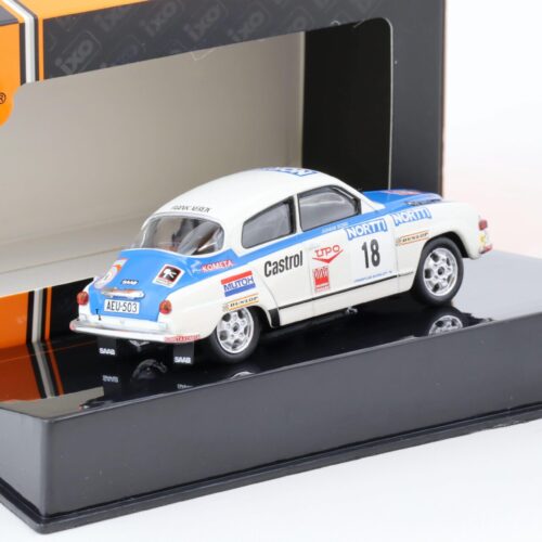 1:43 IXO SAAB 96 V4 Rallye WM 1000 Lakes 1976 Vilkas/ Soini #18