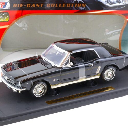 1:18 MOTOR MAX 1964 1/2 Ford Mustang Hardtop black