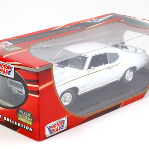 1:18 MOTOR MAX 1969 Pontiac GTO JUDGE Coupe white - Image 4