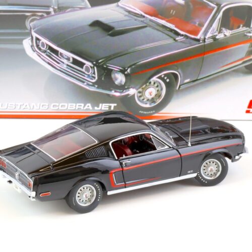 1:24 GMP 1968 Ford Mustang Cobra JET black/ red G2403203