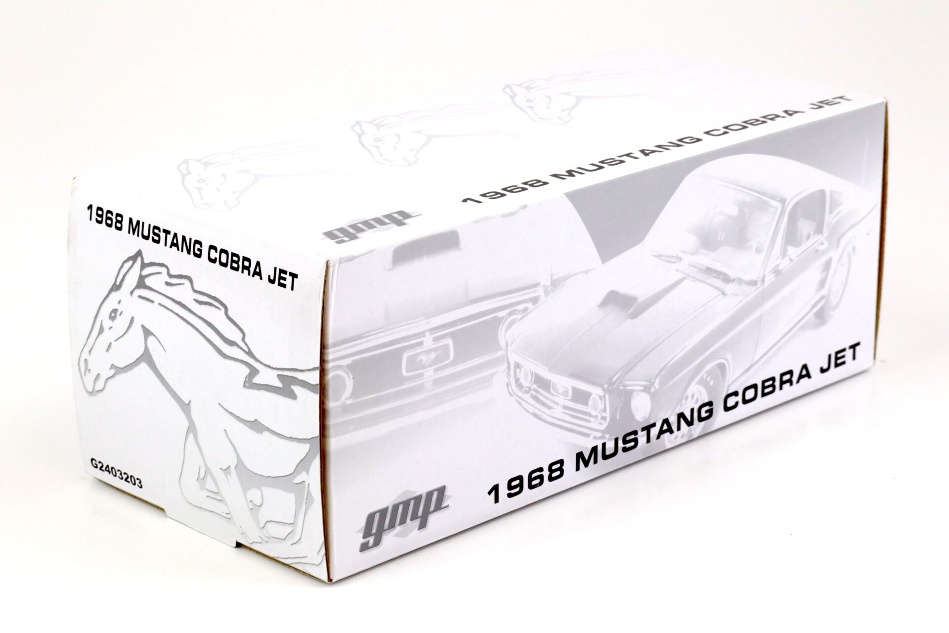 1:24 GMP 1968 Ford Mustang Cobra JET black/ red G2403203