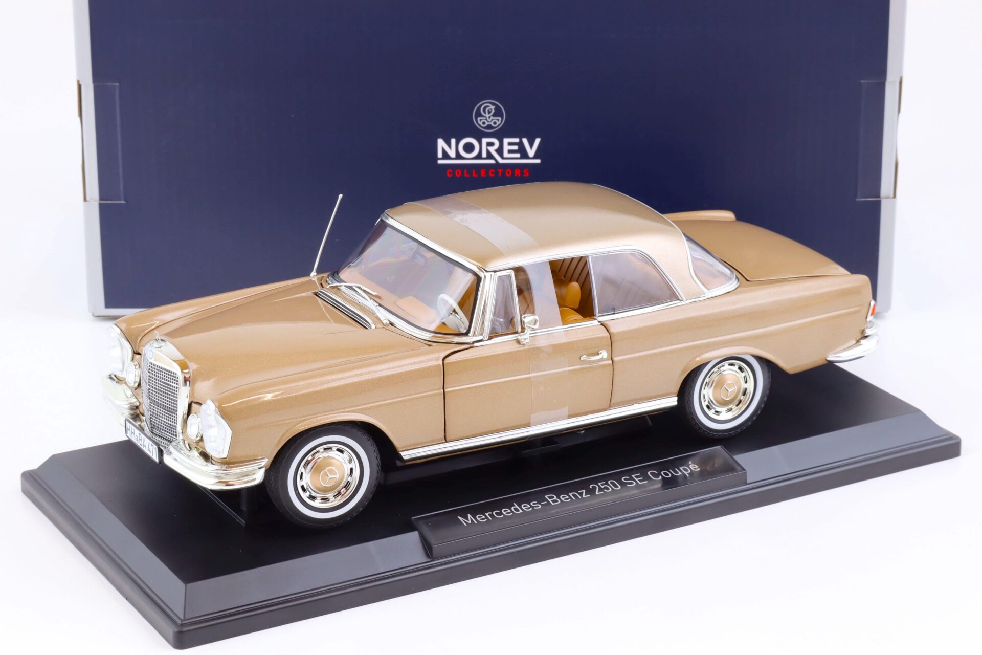 1:18 Norev Mercedes 250 SE Coupe 1969 gold metallic 183759