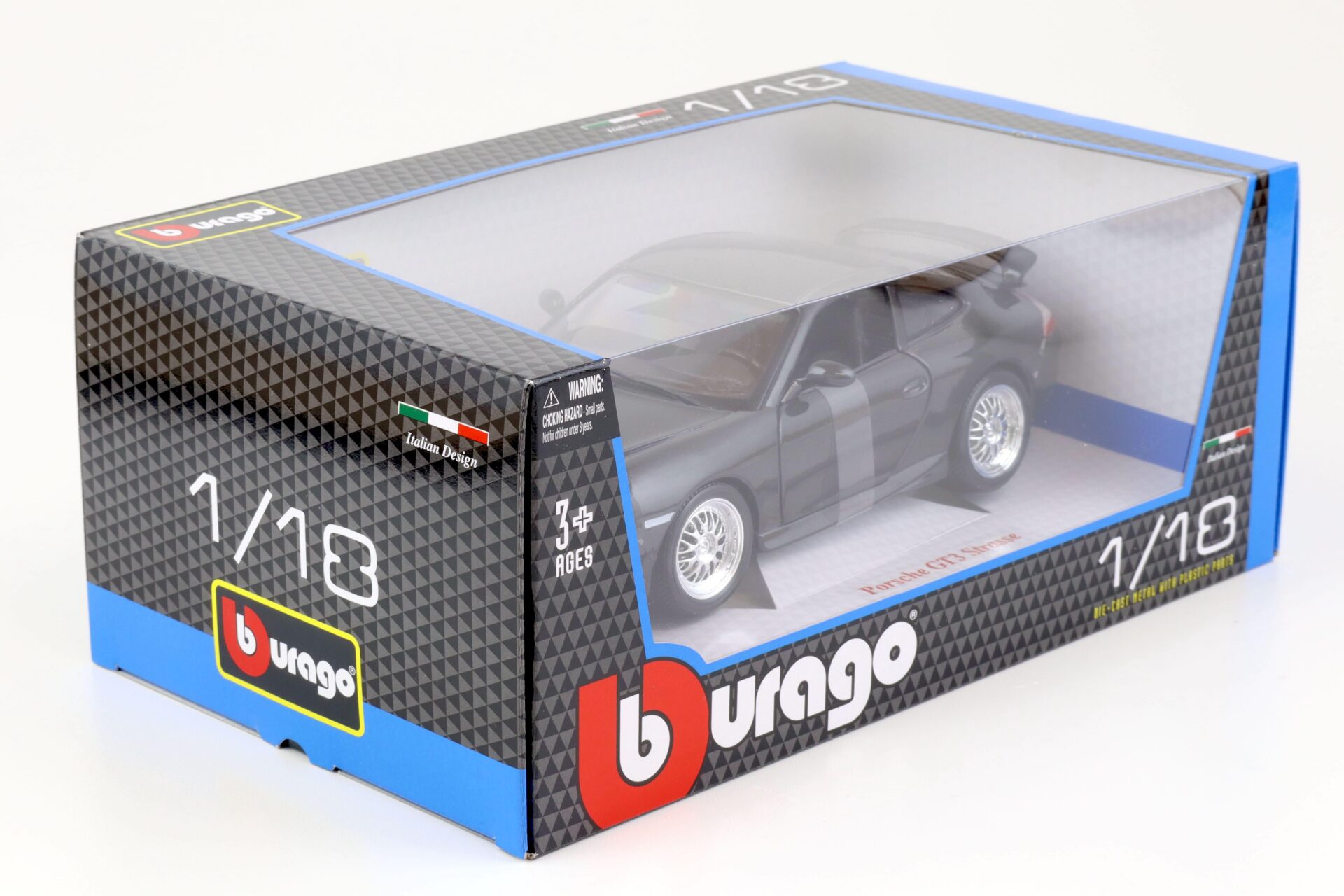 1:18 Bburago Porsche 911 (996) GT3 Street dark grey metallic
