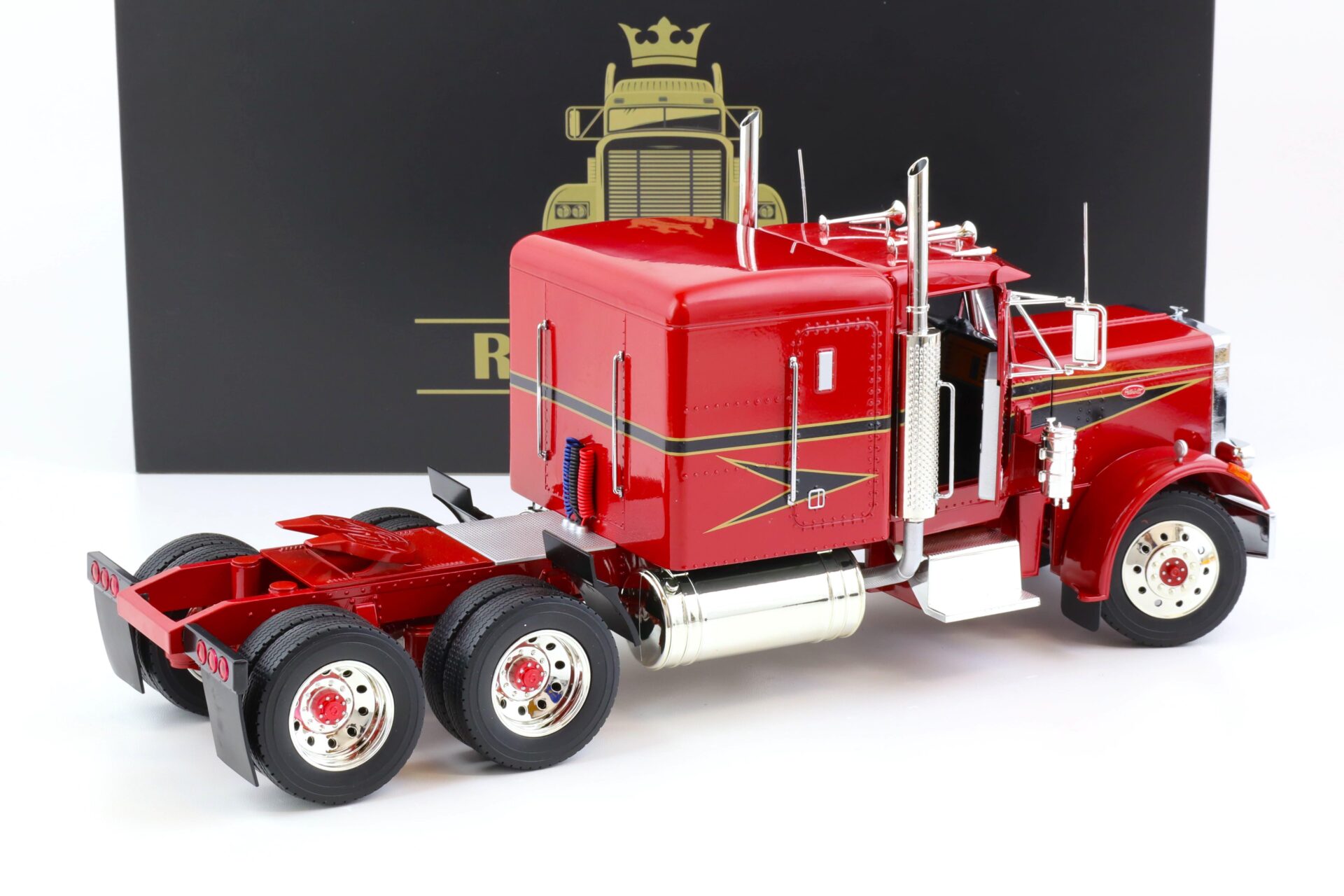 1:18 Road Kings LKW Peterbilt 359 SZM 1967 red/ black