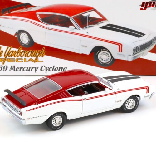1:24 GMP 1969 Mercury Cyclone Coupe Cale Yarborough Special white/ red