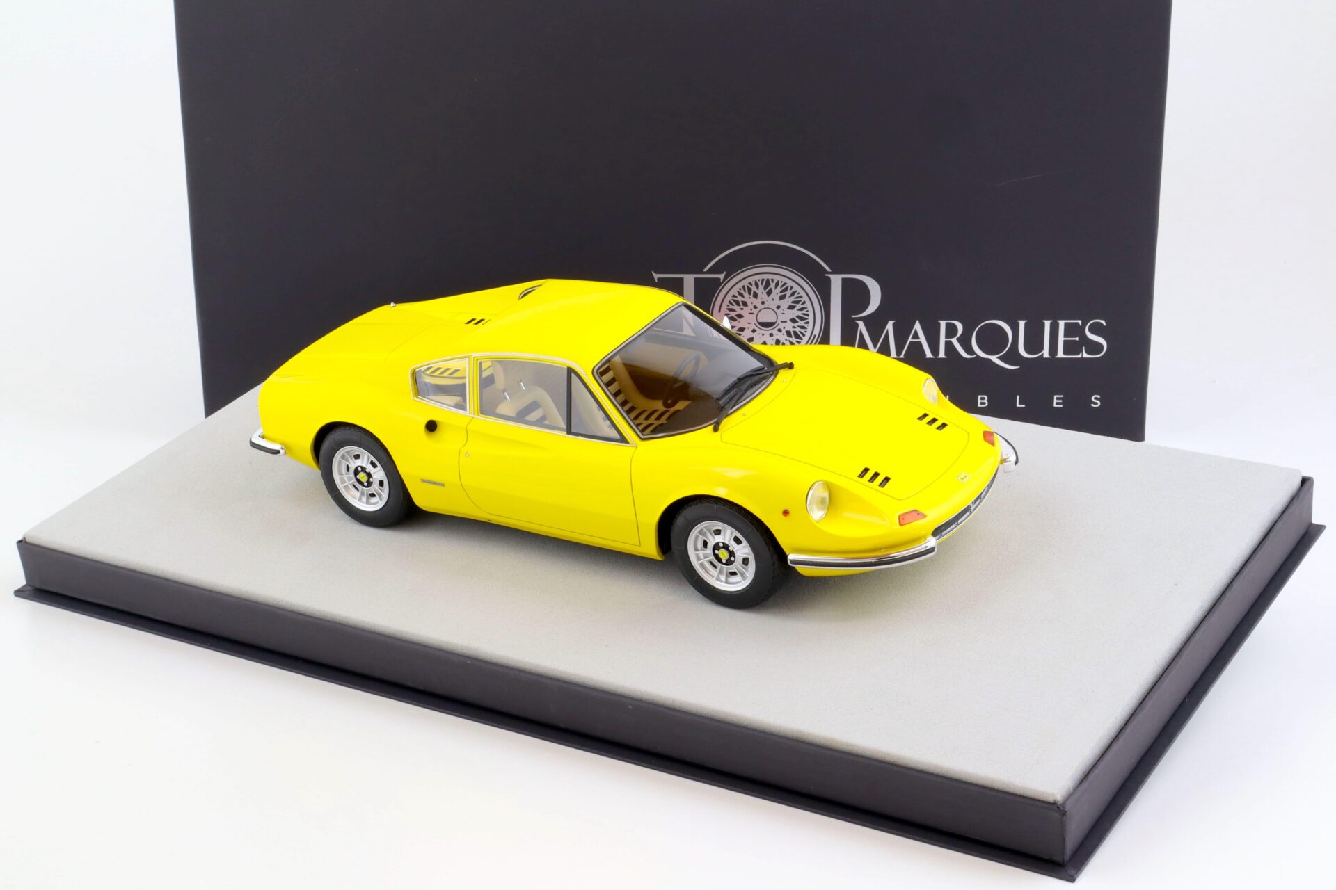 1:12 TOP Marques Ferrari Dino 246 GT Coupe 1972 yellow TOP12-02B