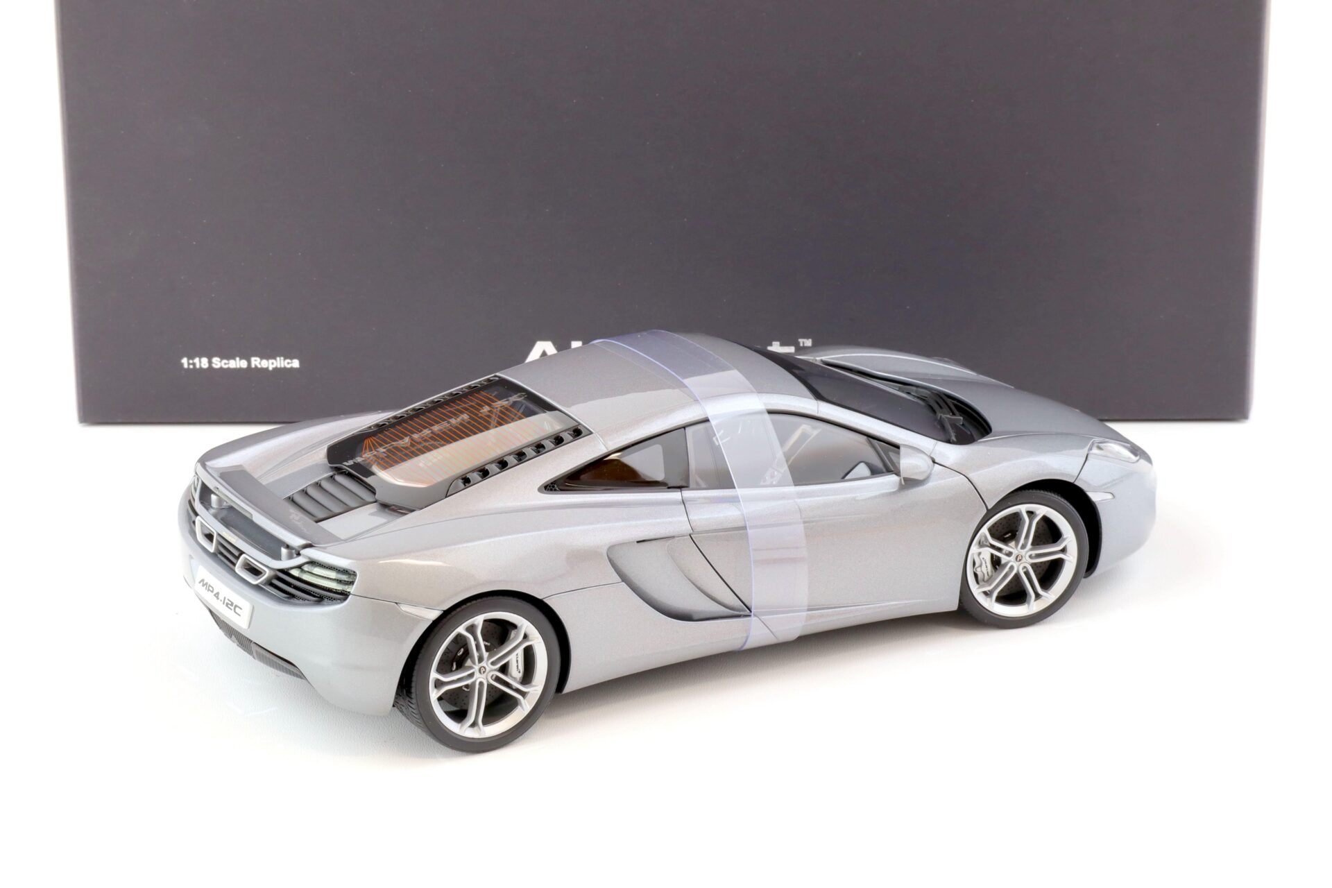 1:18 AUTOart McLAREN 12C Coupe 2011 silver metallic 76007