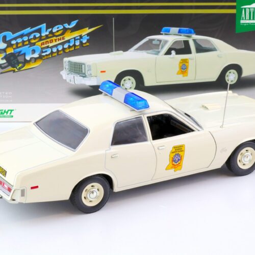 1:18 Greenlight 1975 Plymouth Fury Mississippi Highway Patrol SMOKEY & BANDIT - Image 3