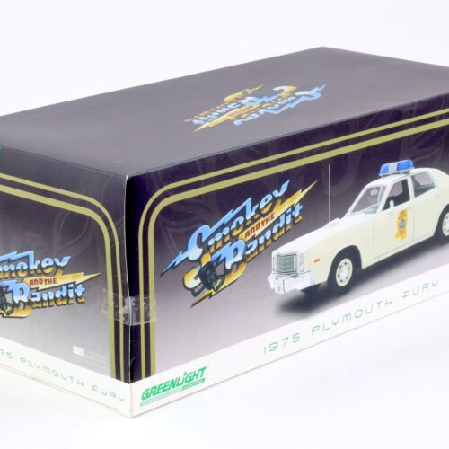 1:18 Greenlight 1975 Plymouth Fury Mississippi Highway Patrol SMOKEY & BANDIT - Image 5