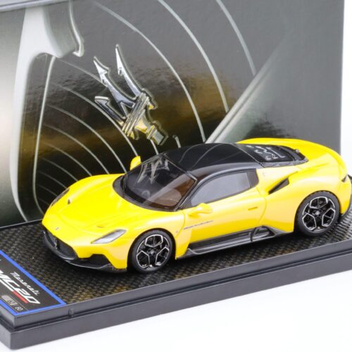 1:43 BBR Maserati MC20 Giallo Genio yellow/ black roof 2020 - Limited 80 pcs.