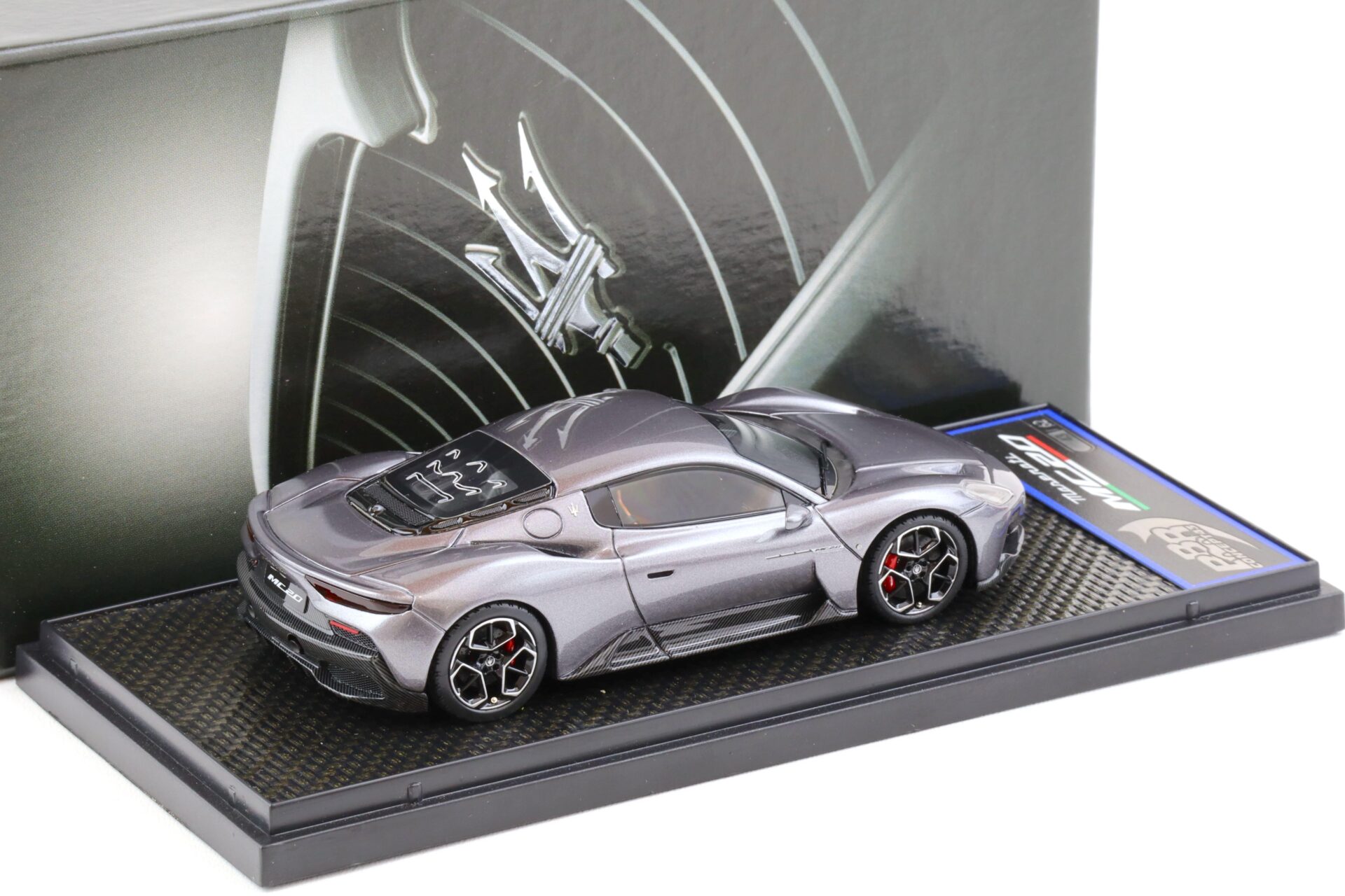 1:43 BBR Maserati MC20 Grigio Mistero grey 2020 - Limited 62 pcs.