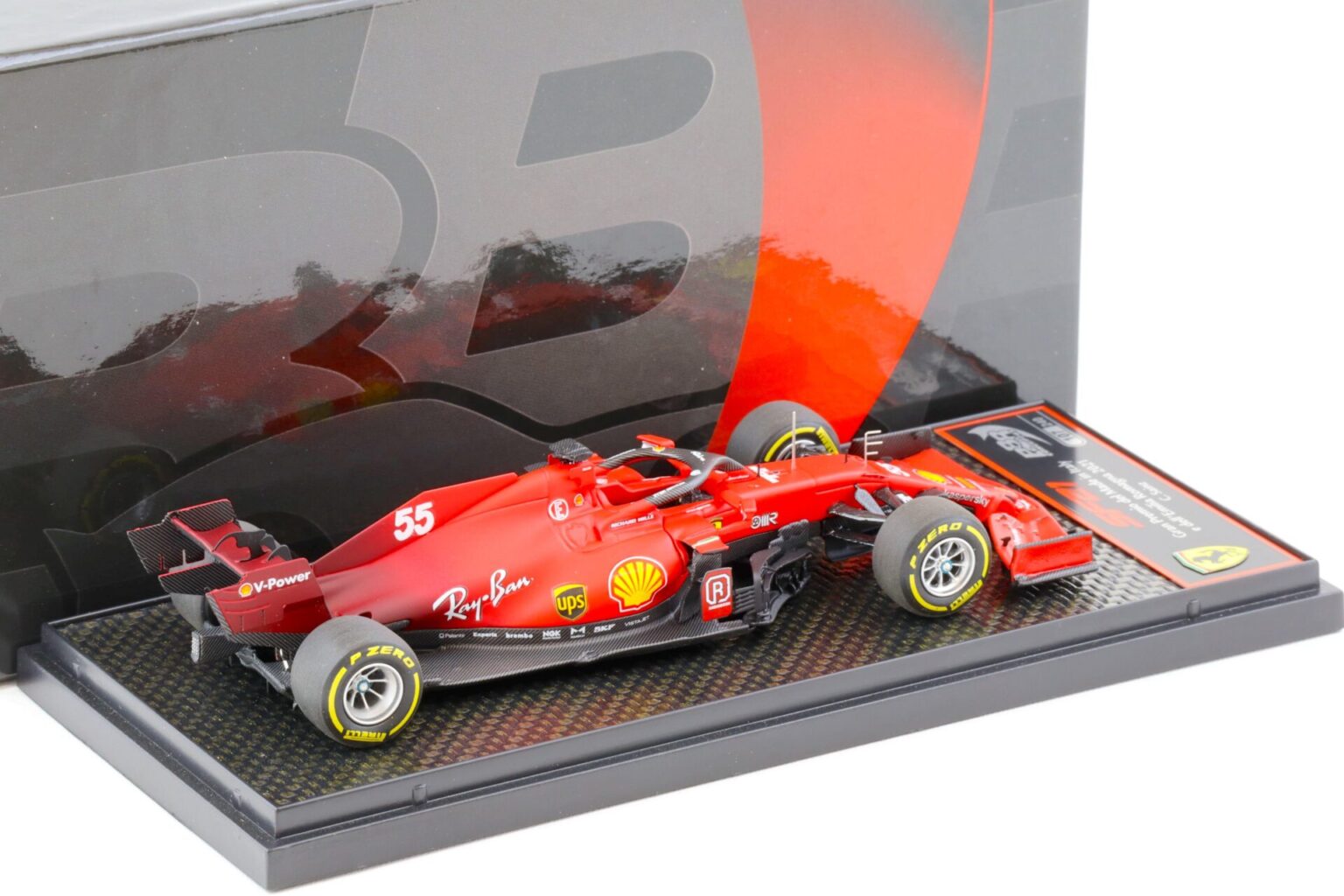 Modellino BBR 1:18 Ferrari SF71H Test Fiorano 2021 Carlos Sainz - Metallo, Colore Rosso, BBR211895