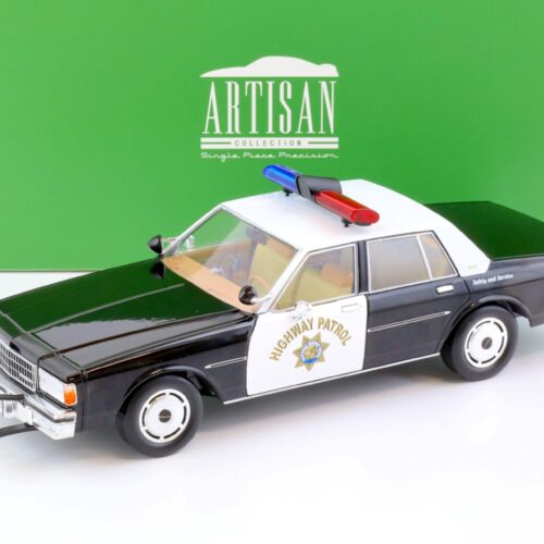 1:18 Greenlight 1989 Chevrolet Caprice California Highway Patrol black/ white