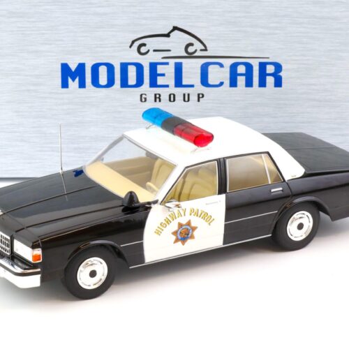 1:18 MCG Chevrolet Caprice California Highway Patrol Police 1987 black/ white