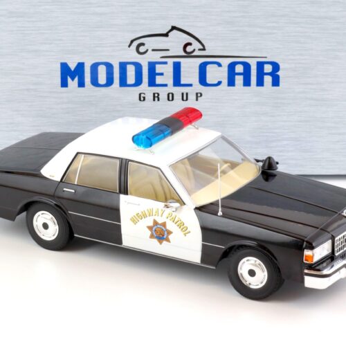 1:18 MCG Chevrolet Caprice California Highway Patrol Police 1987 black/ white