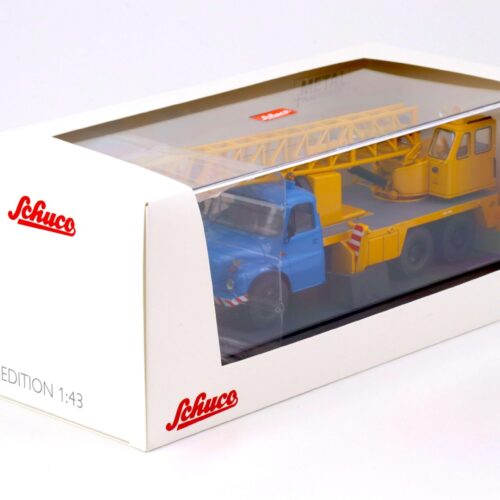 1:43 Schuco Tatra T148 Kranwagen LKW blue/ yellow