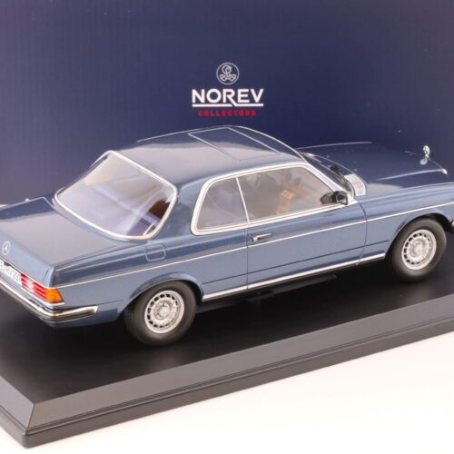 1:18 Norev Mercedes 280 CE Coupe 1980 blue metallic 183589 - Image 3