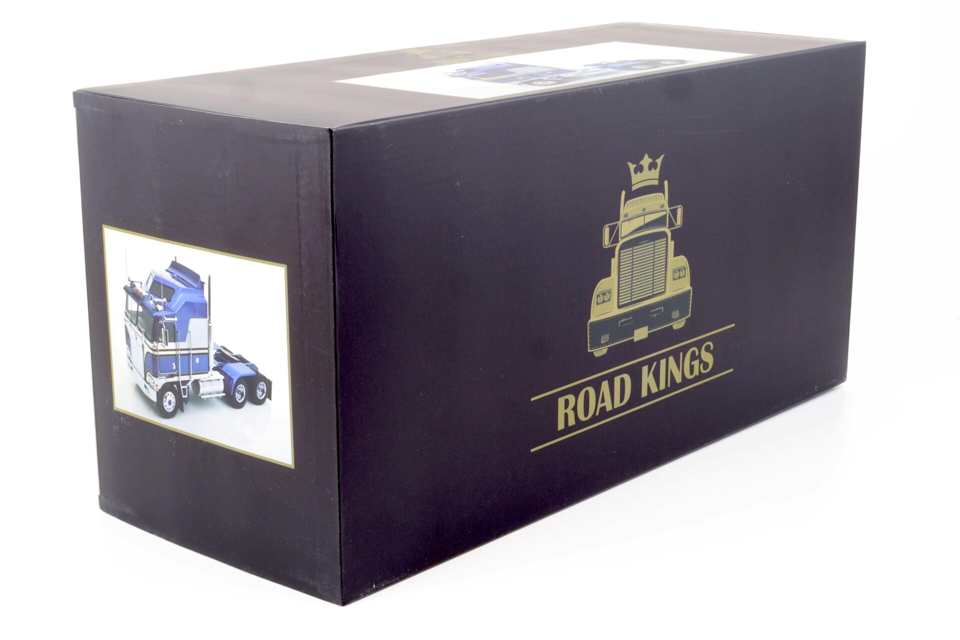 1:18 Road Kings LKW Kenworth K100 Aerodyne 1976 blue metallic/silver