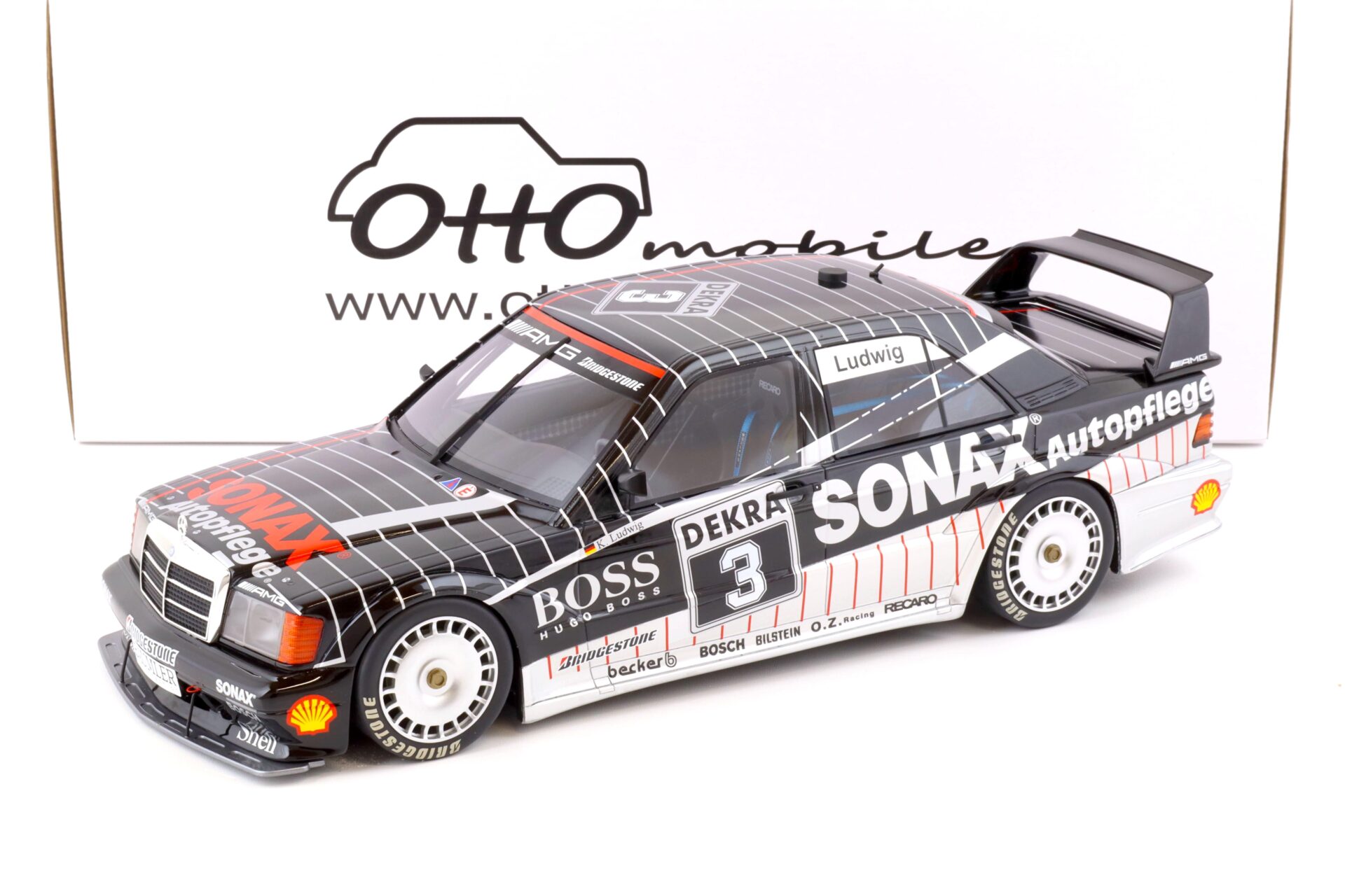 ID 71666 orig.jpg 1:12 OTTO mobile G062 Mercedes 190E EVO 2 W201 DTM 1992 Ludwig #3 SONAX