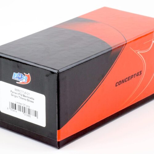 1:43 BBR Ferrari F12 Berlinetta Grigio Titans Gloss - Limited 35 pcs.