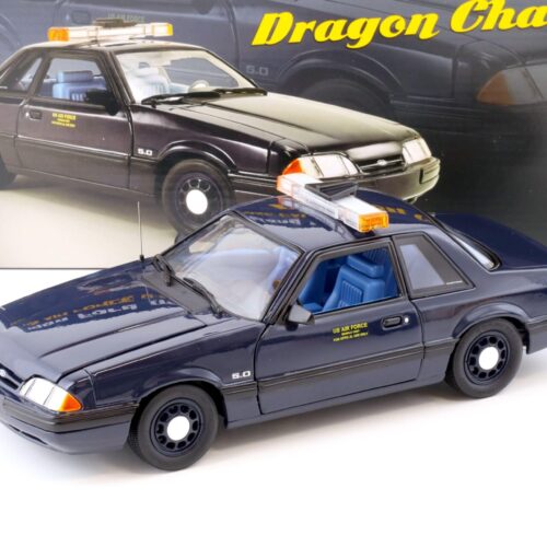 1:18 GMP 1988 Ford Mustang 5.0 SSP US Air Force U-2 Chase Car Dragon Chaser blue
