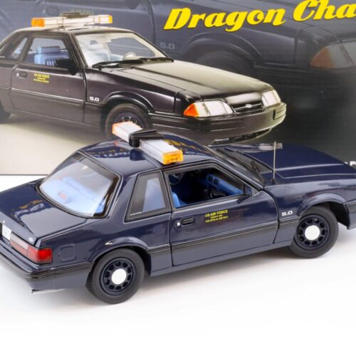 1:18 GMP 1988 Ford Mustang 5.0 SSP US Air Force U-2 Chase Car Dragon Chaser blue