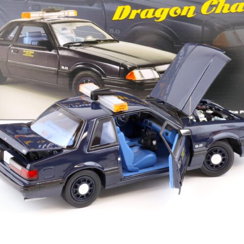 1:18 GMP 1988 Ford Mustang 5.0 SSP US Air Force U-2 Chase Car Dragon Chaser blue