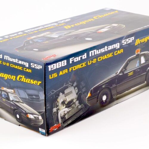 1:18 GMP 1988 Ford Mustang 5.0 SSP US Air Force U-2 Chase Car Dragon Chaser blue