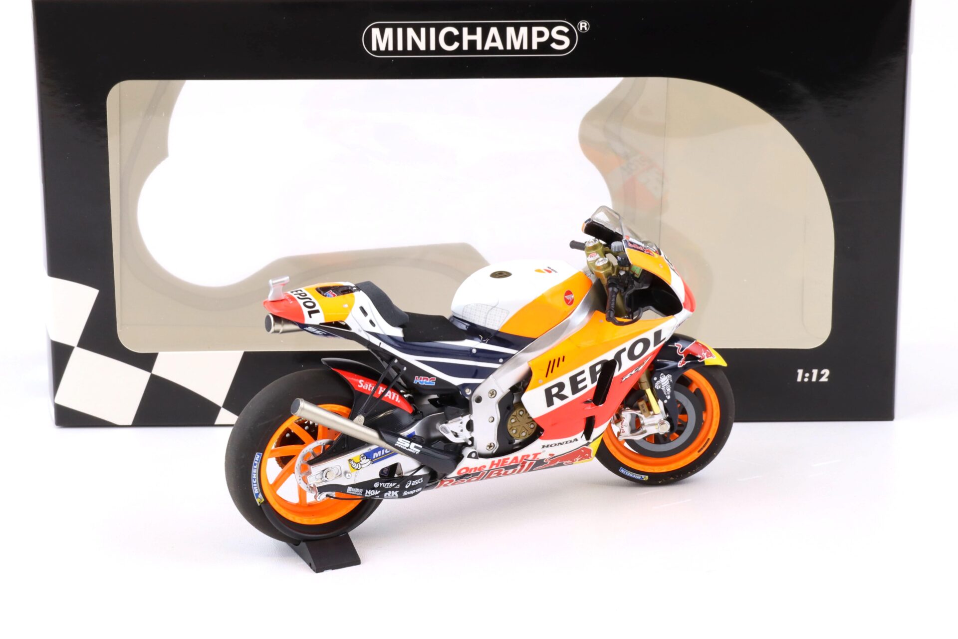 1:12 Minichamps Honda RC213V Repsol Honda Team Dani Pedrosa MotoGP 2017