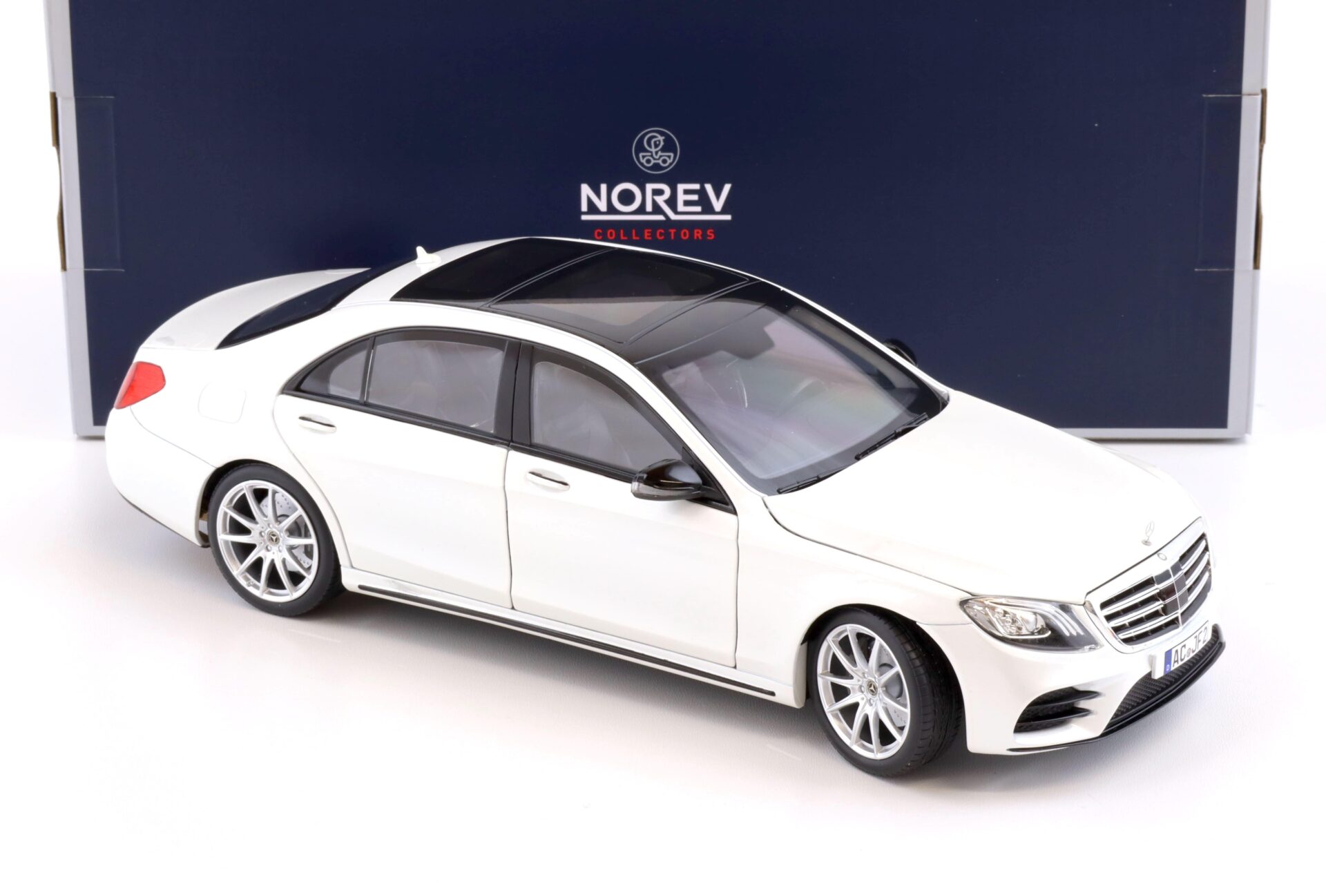 1:18 Norev Mercedes S-Klasse AMG-Line 2018 white metallic