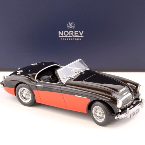 1:18 Norev Austin Healey 3000 MK.2 black/ red 1961 - Limited 200 pcs. - Image 2